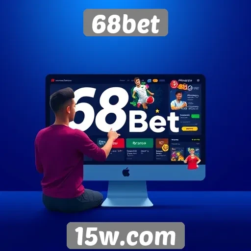 Experiência do usuário no site 68bet